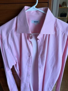 XOOS Light Pink Men's Dress Shirt